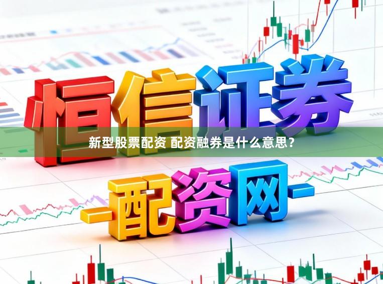新型股票配资 配资融券是什么意思？