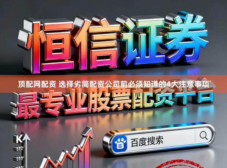 顶配网配资 选择劣简配资公司前必须知道的4大注意事项